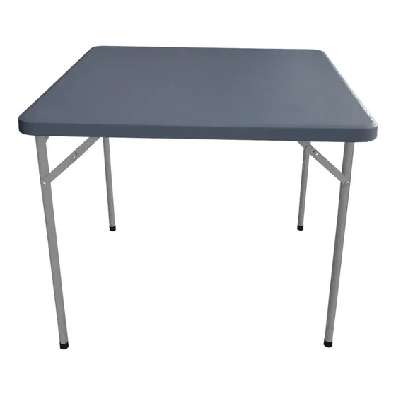 Mesa Plegable Cuadrada 74x86x86cm Gris Northwest