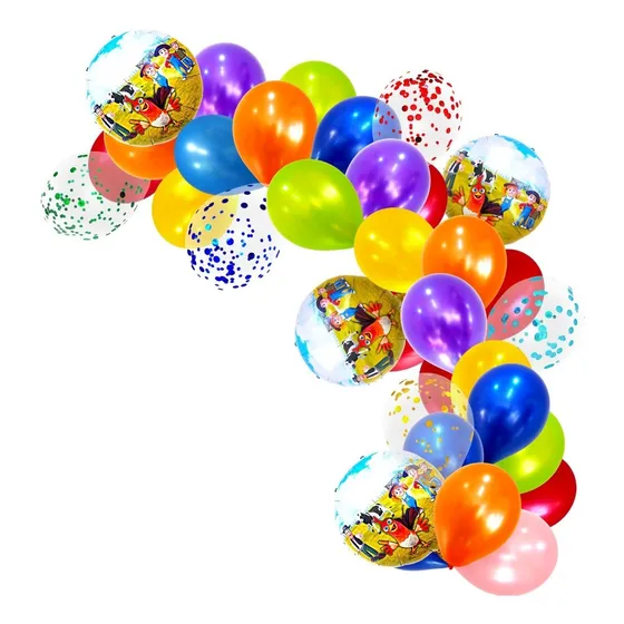 Arco Orgánico Globos Motivo Granja De Zenon Surtido