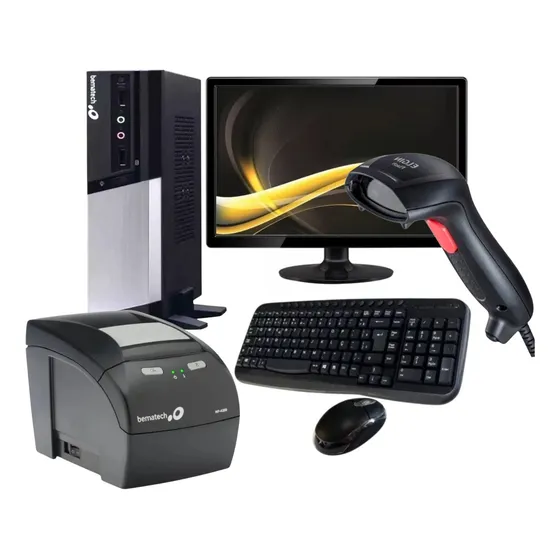 Rc 8400 + Monitor 15.6 + Impressora Não Fiscal 4200 + Leitor