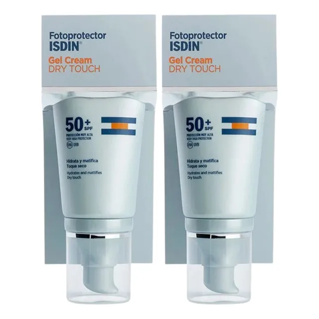Duo Isdin Fotoprotector Para Piel Grasa Gel Cream Dry Touch