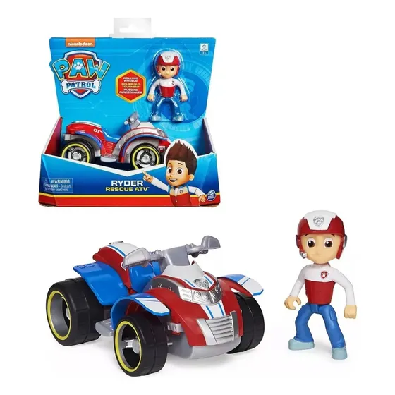 Paw Patrol Ryder's Figura+ Mas Auto
