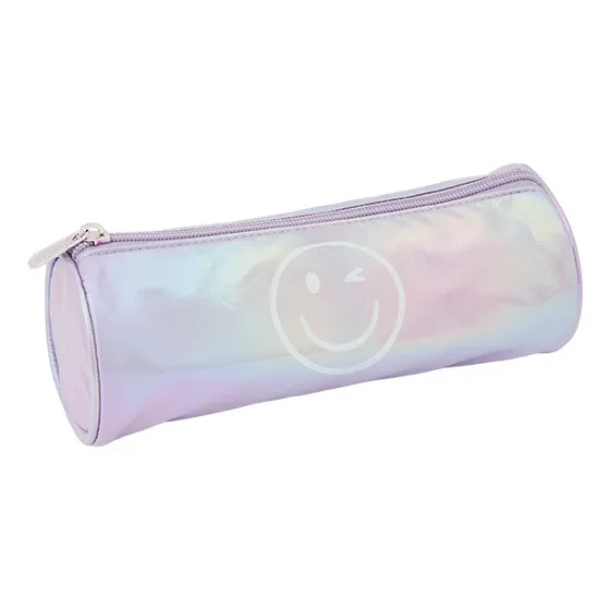 Canopla Cartuchera Tubo Cute Lila Holografico Mooving