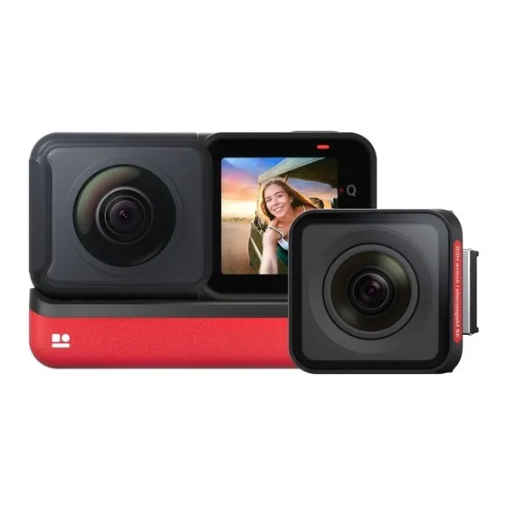 Câmera de ação Insta360 One Rs Twin Edition - Bestmart Color Black