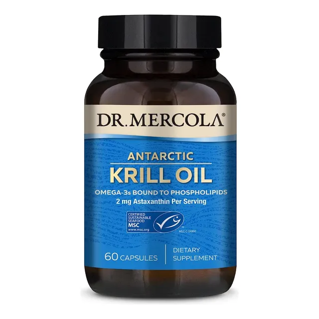 Aceite De Krill Antártico 60 Capsulas Dr Mercola