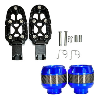 Kit Par De Posa Pies Y Slider Con Fibra De Carbono Kit Par De Posa Pies Y Slider Con Fibra De Carbono