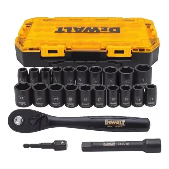 Juego De Dados 1/2 Rachet De Impacto Original Dewalt Usado