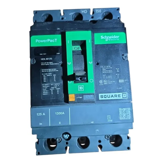 Interruptor Square D Hdl36125 3x125a