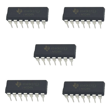 5 X Lm324n Amplificador Operacional Cuadruple Dip14 Texas 5 X Lm324n Amplificador Operacional Cuadruple Dip14 Texas