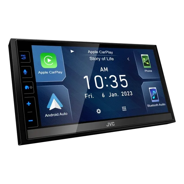 Pantalla Jvc Car Play Y Android Auto Inalambrico Kw-m785bw