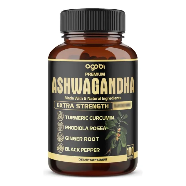 Ashwagandha Premium 5 En 1 Original Eeuu Más Potente 180caps