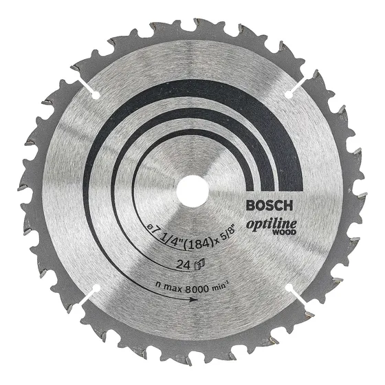 Disco Sierra 71/4  24 Dientes Bosch