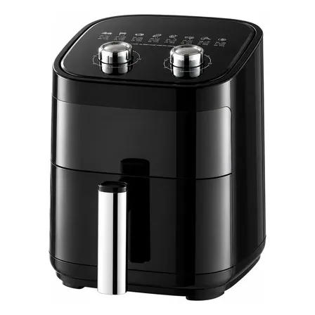 Fritadeira Elétrica Air Fry Elgin 3 Litros 1200w Knob Duplo Preto-220v 220v