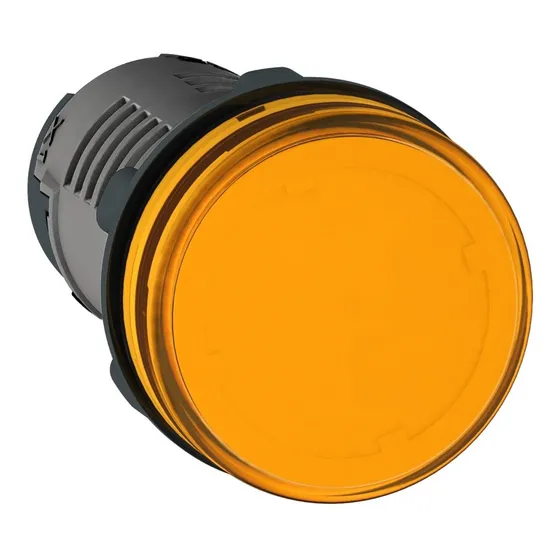 Boton Luz Piloto Redondo 22mm Naranja Easyline Schneider