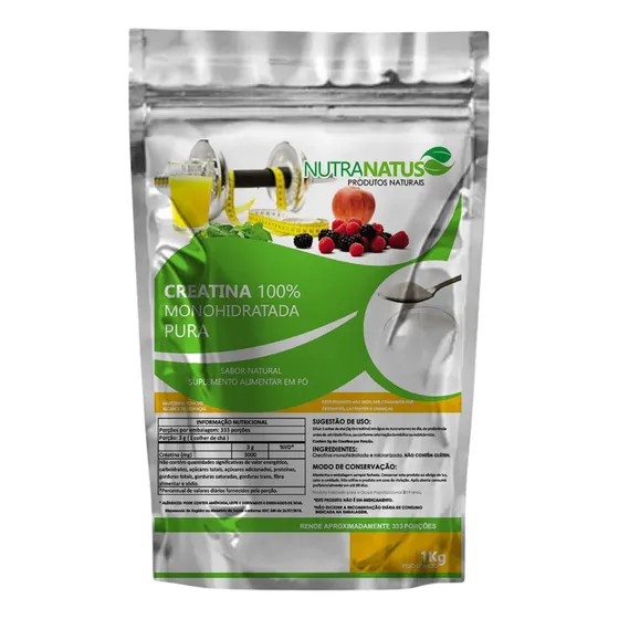 Creatina Monohidratada Importada Pura 1kg Importada