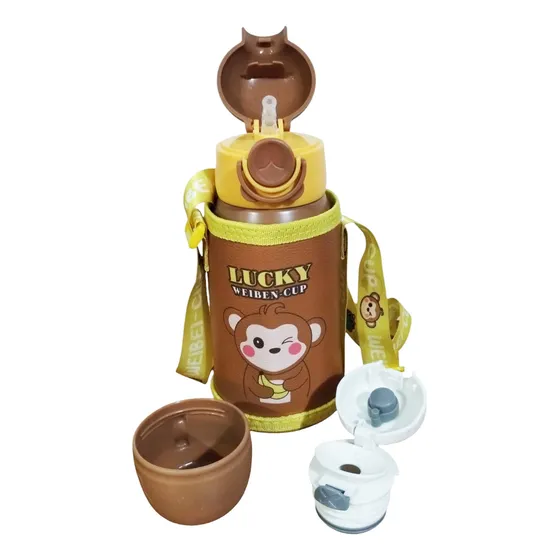 Botella Termo Acero Regalo Día Del Niño Antiderrame 500ml 