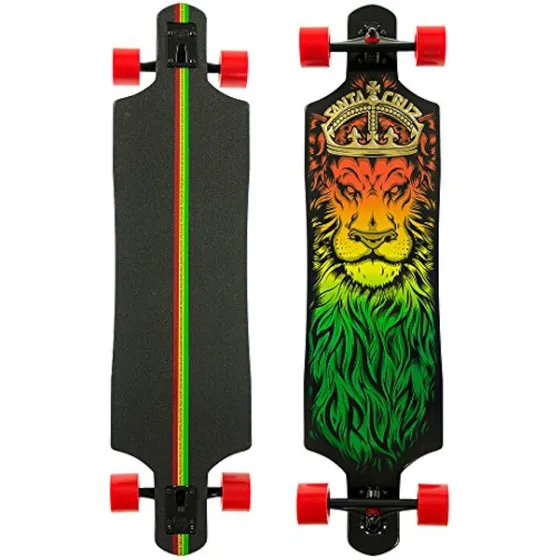 Santa Cruz Lion God Rasta Drop Thru Cruzer