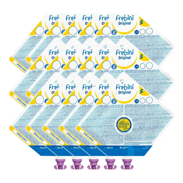 Pack 15 Frebini Original Easybag 500ml Alimento Enteral