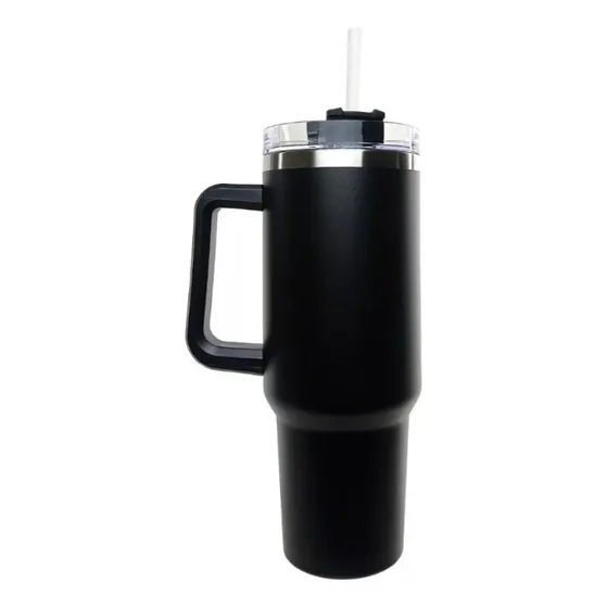 Vaso Mug Térmico Con  Bombilla 1.18 Litros Acero Inox