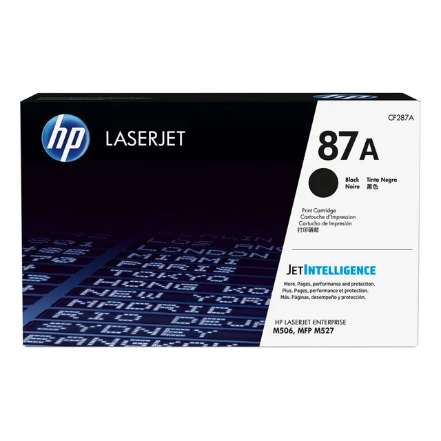 Toner Laser Hp 87a Cf287a Negro Original
