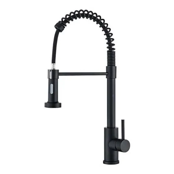 Llave Para Fregadero Extraíble Multi-funcion Negro Griven  