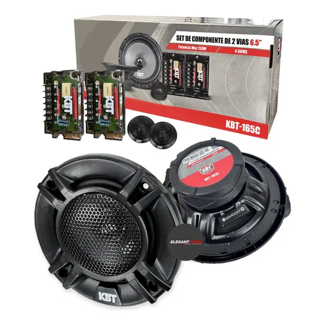 Set Componentes Kbt 6-5puLG 2vias 150w