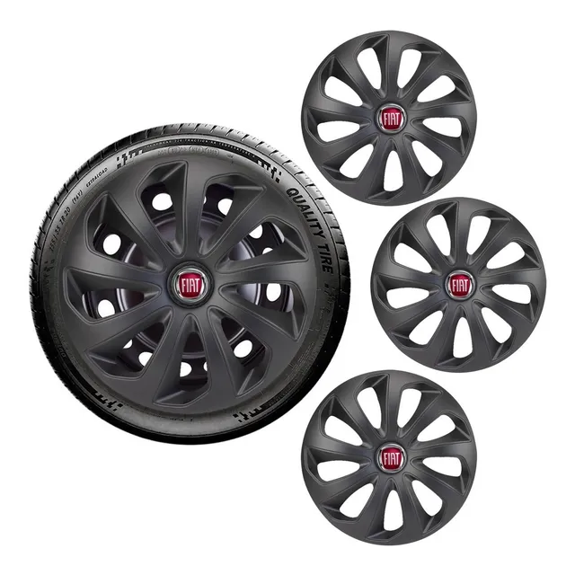Calota Jg Aro 14 Fiat Palio Strada Siena Uno Way Vivace Idea