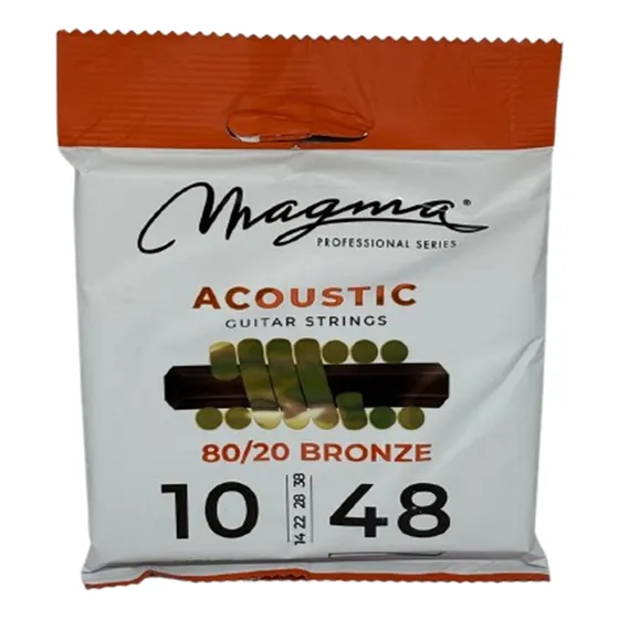 Encordado Guitarra Acustica Magma 010 048 Ga 120 B80