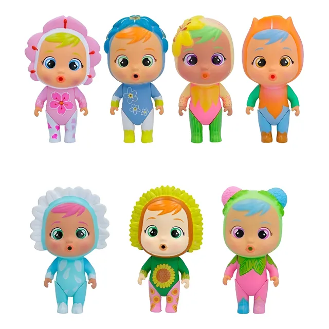 2 Bebes Llorones Sorpresa Muñeca Happy Flowers C/accesorios