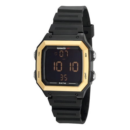 Relógio Speedo Masculino Esportivo Digital Preto E Dourado Relógio Speedo Masculino Esportivo Digital Preto E Dourado