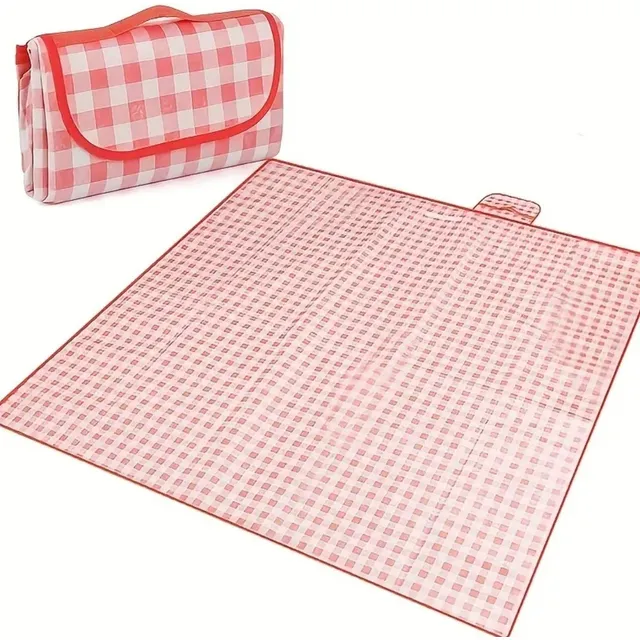 Manta Picnic A Cuadros Plegable Mantel Impermeable