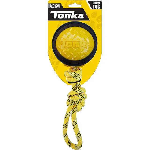 Tonka Pelota Con Cuerda Para Perro Mordedor Fuerte