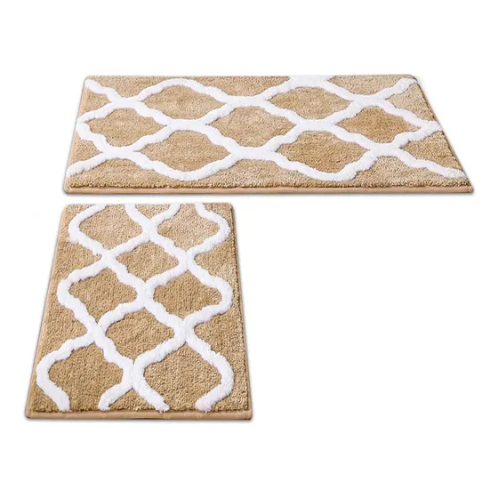 2 Alfombra Baño Microfibra Antideslizante Resistente Ultra X