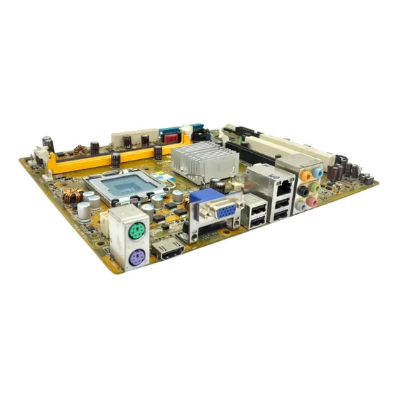 Placa Mãe Sti Ipn73-ba Socket 775 Ddr2 Hdmi Com Espelho