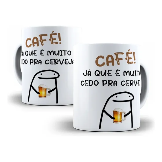 Caneca Personalizada Flork Meme Figurinha Engraçado Xícara