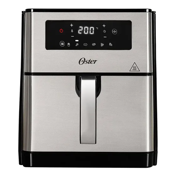 Freidora De Aire Digital Oster® Con Capacidad De 9l Ckstaf90 Color Gris oscuro | Cuotas sin interés