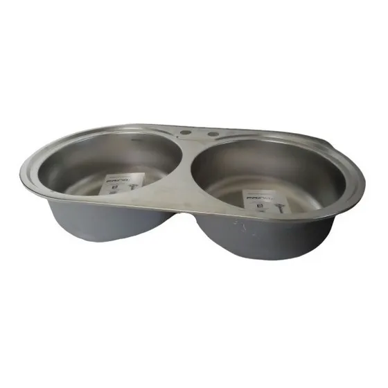 Fregadero Lavaplatos Doble Tina Frinox Cod: 5515116