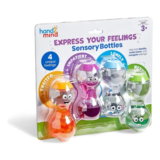 Juego Botellas Sensoriales Exploración Emocional Para Niños