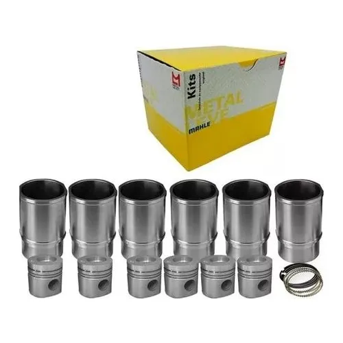 Kit Pistao Camisa Anel Motor Mwm 229/6 Turbindado Metal Leve