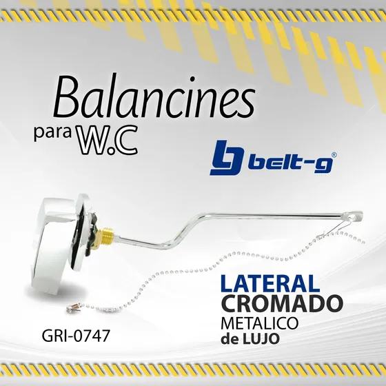 Balancin Beltg De Lujo Lateral Metalico Gri-0747 / 000005683