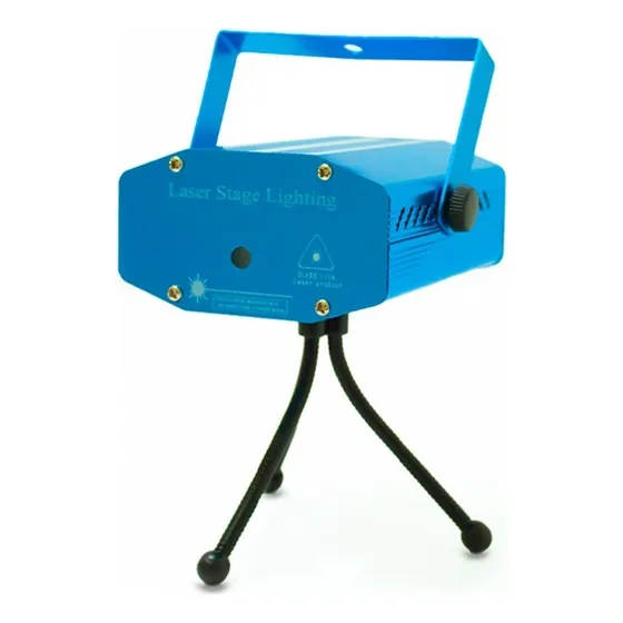 Mini Lazer Projetor Holografico Festa Luz Led Sd 08 127/220V