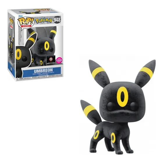Figura De Acción Umbreon Flocked De Funko