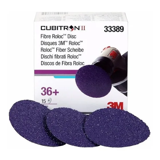 Disco Lija 3m Grano 36 Cubitron Ii Roloc 3puLG Caja 15 Unid