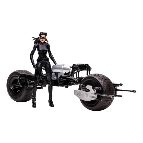 Dark Knight Rises Dc Multiverse Catwoman & Batpod Gold Label