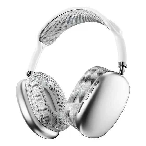Audifonos Diadema Inalambricos Bluetooth Con Micrófono Gris