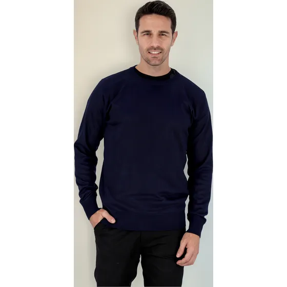 Sweater Liso Hombre Básico Talles Grandes 