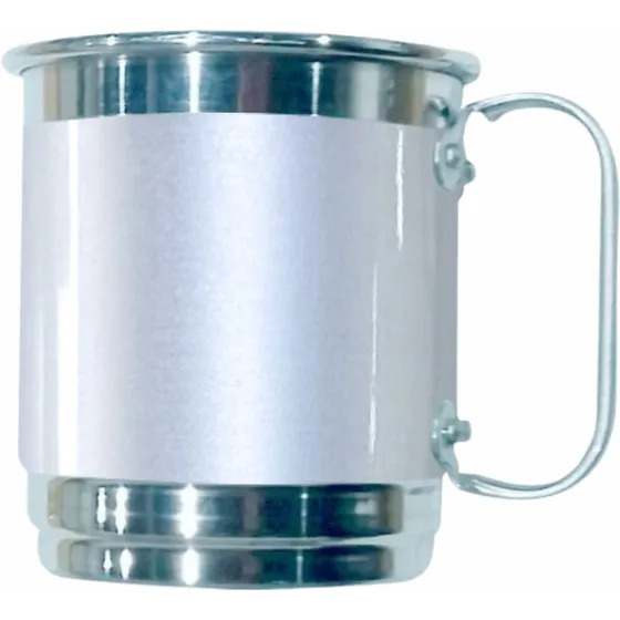 Caneca De Alumínio 450ml P/ Sublimação - Kit Top 20un