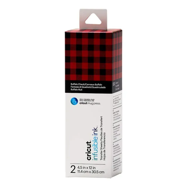 Hojas Transferencia Tinta Infusible Negra 11.4 X 30.5 Cm