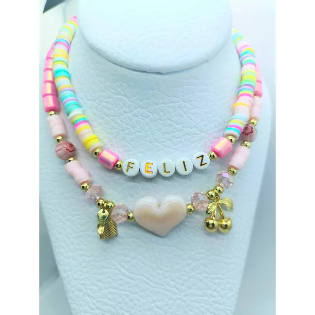 Collares En Colores Pasteles Aveli Accesorios