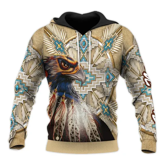 Ci Personalizar Sudadera Con Capucha America Native Art 090d