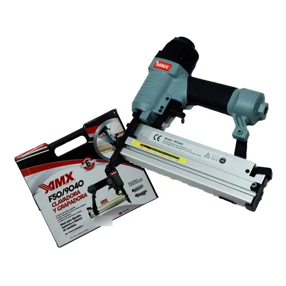 Clavadora Engrampadora Grapadora Neumatica 2en1 Amx F50/9040